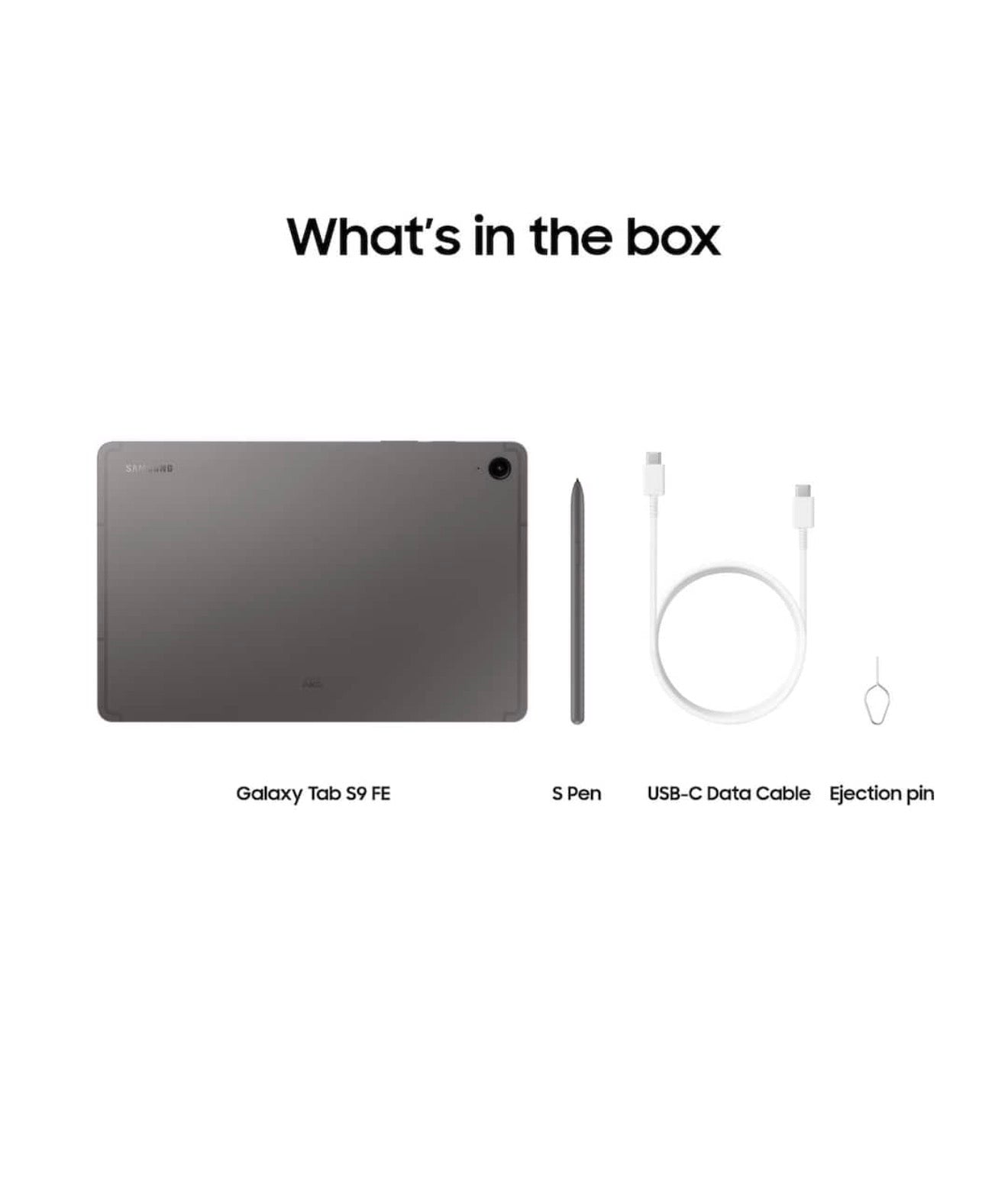 Samsung Galaxy Tab S9 FE 128GB Gray Verizon 5G LTE Wi-Fi Tablet