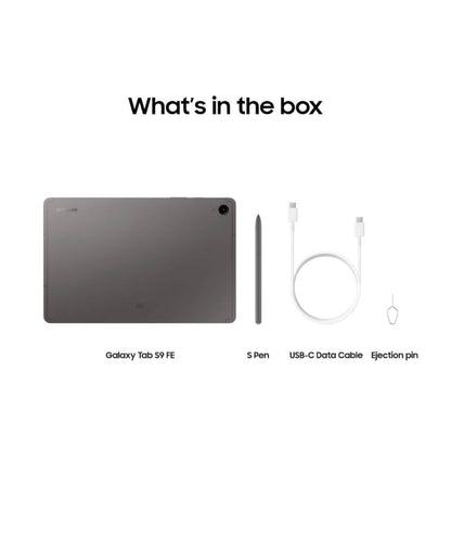Samsung Galaxy Tab S9 FE 128GB Gray Verizon 5G LTE Wi-Fi Tablet